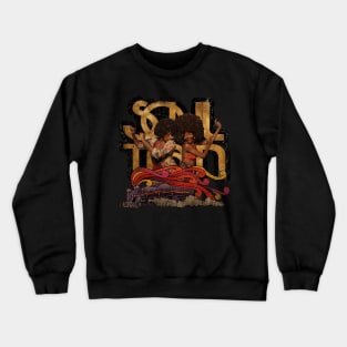 Soul Train Vintage Look Fan Design Crewneck Sweatshirt